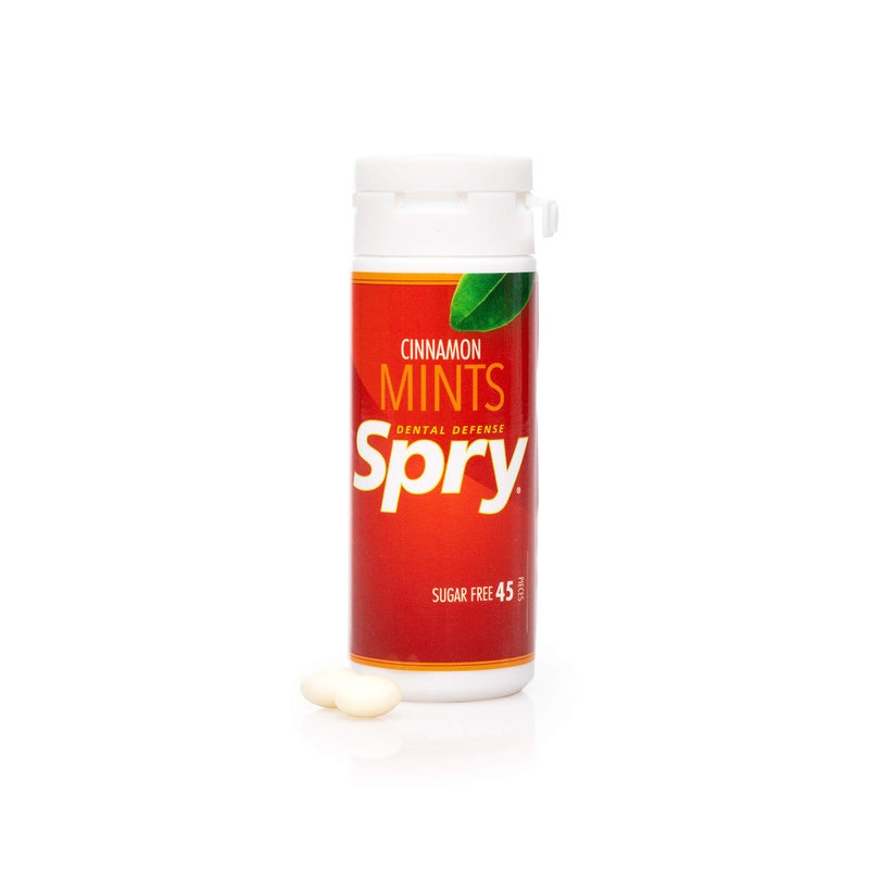 Spry Xylitol Cinnamon Mints Sugar Free Candy - Promote Oral Health, Increase Saliva Production, Stop Bad Breath, Non-GMO, Gluten-Free, 45 Count (Pack of 6) - Image 5